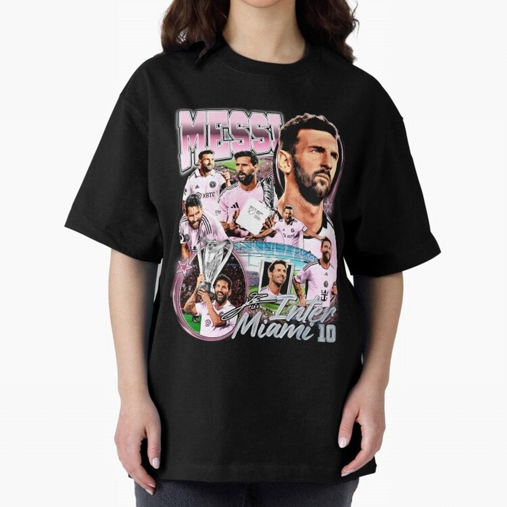 Lionel Messi Inter Miami Retro Vintage bootleg rap tee Classic T-Shirt Bring Global Tournament Vibes to FIFA World Cup 2026 Built around Messi, Neymar and Mbappe, Brazil, Portugal and Argentina Energy, Tournament Hype, Historic Matchups, Family