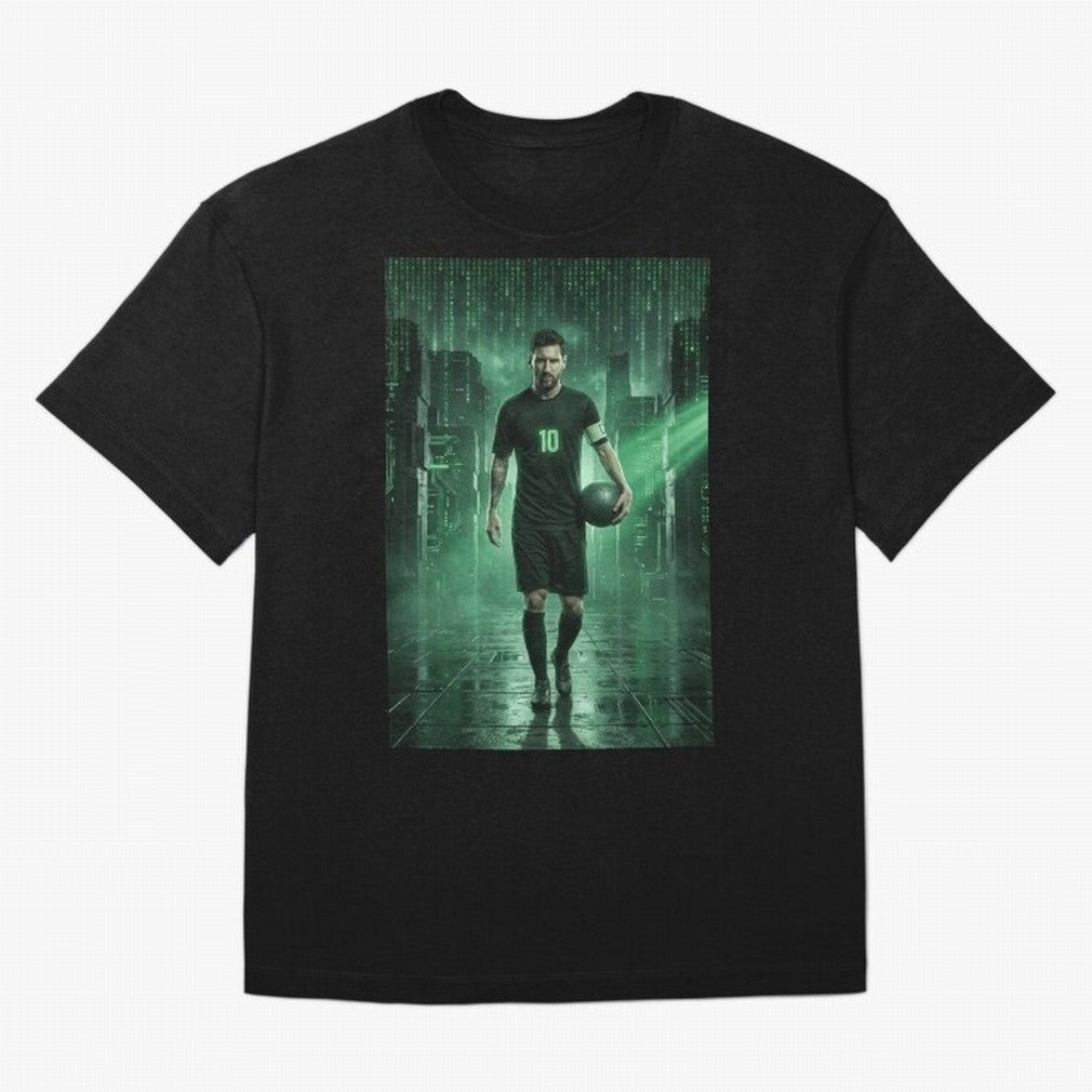 The Legend Lionel Messi Inside The Matrix Realm (Version 2) Classic T-Shirt Discover Global Football Passion for FIFA World Cup 2026, Built around Cristiano Ronaldo, Haaland and CR7, Argentina, France and Brazil, Worldwide Fan Energy, Dramatic
