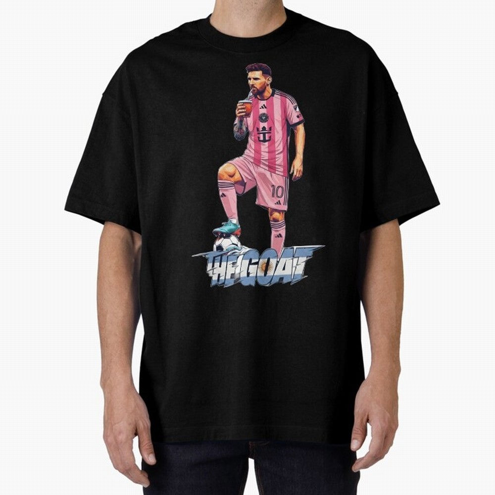 Messi Drawing Style Drinking Mate ¨C The Goat Design - Inter Miami Classic T-Shirt Bring World Football Passion into FIFA World Cup 2026 Group Stage Spirit, Filled with France, Haaland, Global Supporter Spirit, Legendary Goals, National Colors and