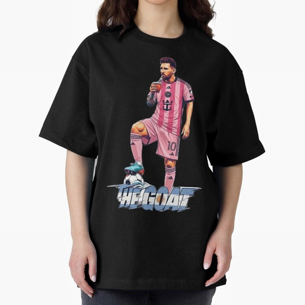 Messi Drawing Style Drinking Mate ¨C The Goat Design - Inter Miami Classic T-Shirt Bring World Football Passion into FIFA World Cup 2026 Group Stage Spirit, Filled with France, Haaland, Global Supporter Spirit, Legendary Goals, National Colors and
