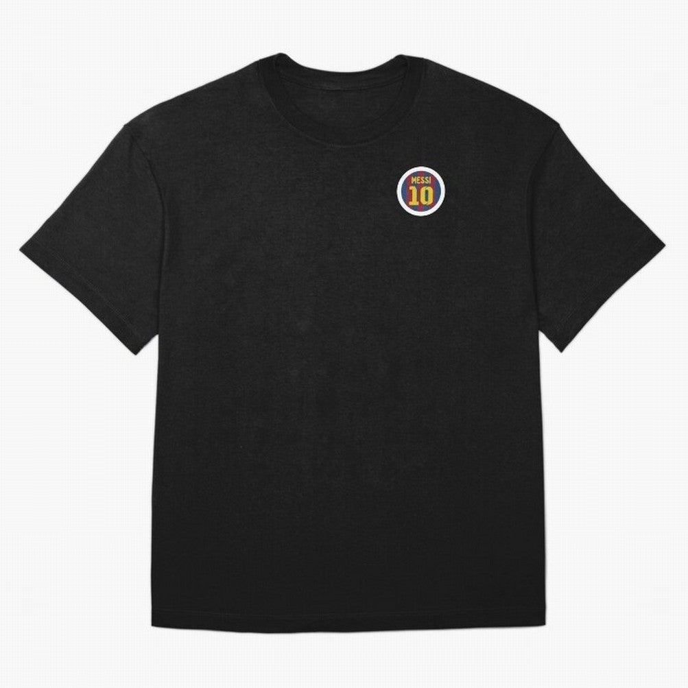 The goat, Lionel Messi Barcelona 10 Oversized T-Shirt Fuel the Hype around Global Football Passion for FIFA World Cup 2026 USA Canada Mexico, Filled with Haaland and Mbappe, Brazil, Portugal and Argentina, Sports Nostalgia, International
