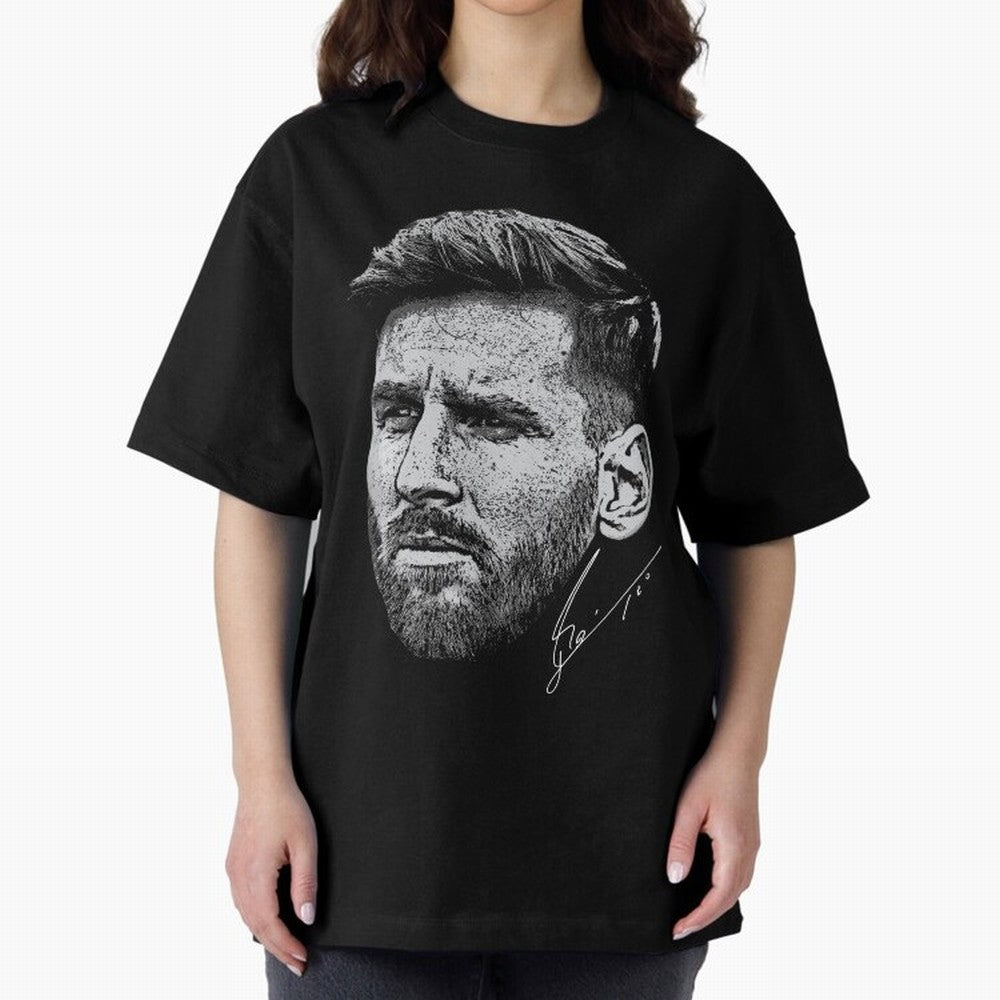 Lionel Messi Signed Boxy T-Shirt Join FIFA World Cup 2026 USA Canada Mexico Highlighting Mbappe, France Energy, Soccer Culture, Superstar Moments, National Team Dreams and Competitive Fire; Built for Supporters Chasing Trophy Dreams, Final Match