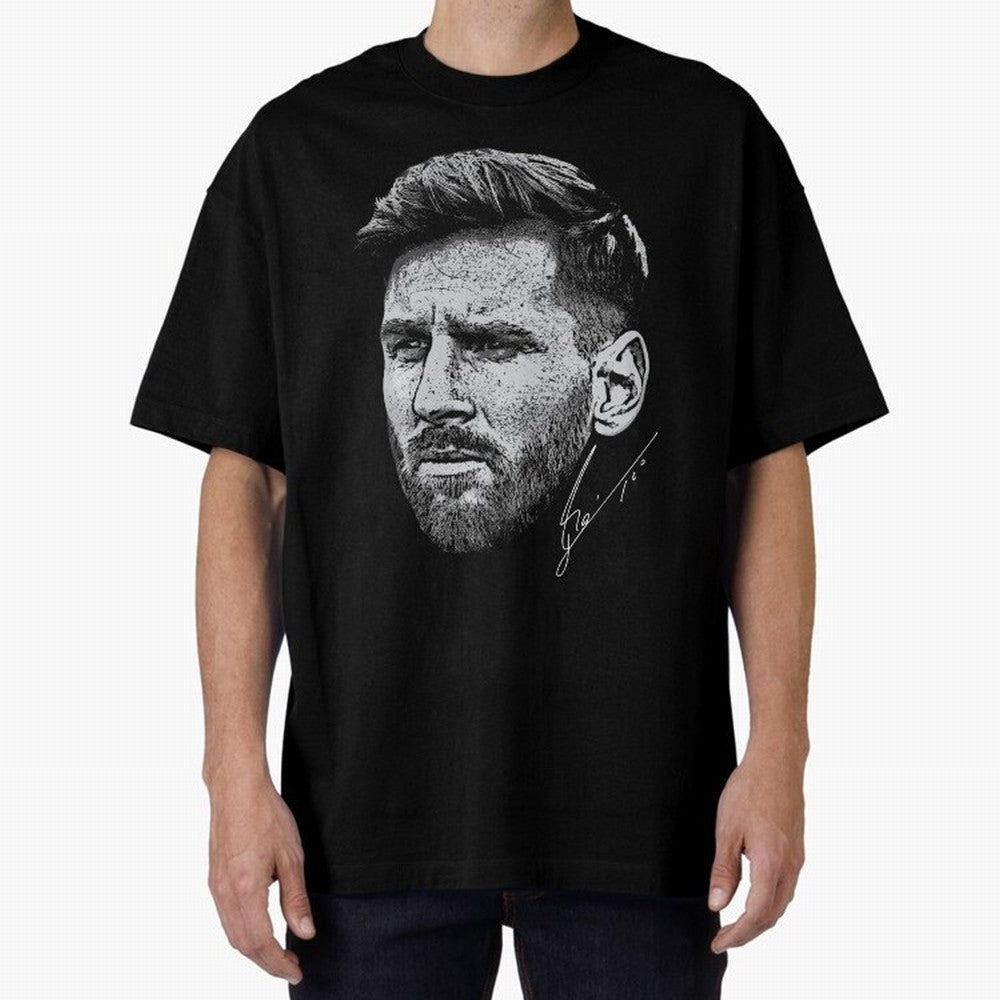 Lionel Messi Signed Boxy T-Shirt Join FIFA World Cup 2026 USA Canada Mexico Highlighting Mbappe, France Energy, Soccer Culture, Superstar Moments, National Team Dreams and Competitive Fire; Built for Supporters Chasing Trophy Dreams, Final Match