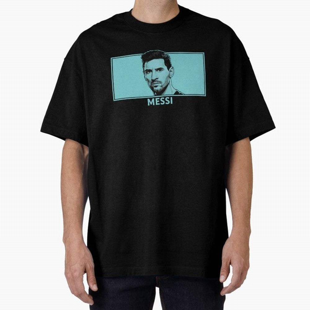 Messi Portrait - The Legend of Football Classic T-Shirt Celebrate Global Passion for FIFA World Cup 2026 Centered on Messi and Cristiano Ronaldo, Spain Energy, Worldwide Fan Energy, Dramatic Goals, Stadium Lights and Championship Celebrations;