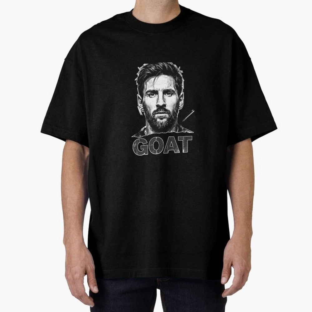 The G.O.A.T. ¨C Lionel Messi Legend Sketch Active T-Shirt Spotlight Global Football Passion for FIFA World Cup 2026 Group Stage, Centered on Messi, CR7 and Mbappe, Portugal, Spain and Germany, Football Festival Excitement, Trophy Ambitions, Country