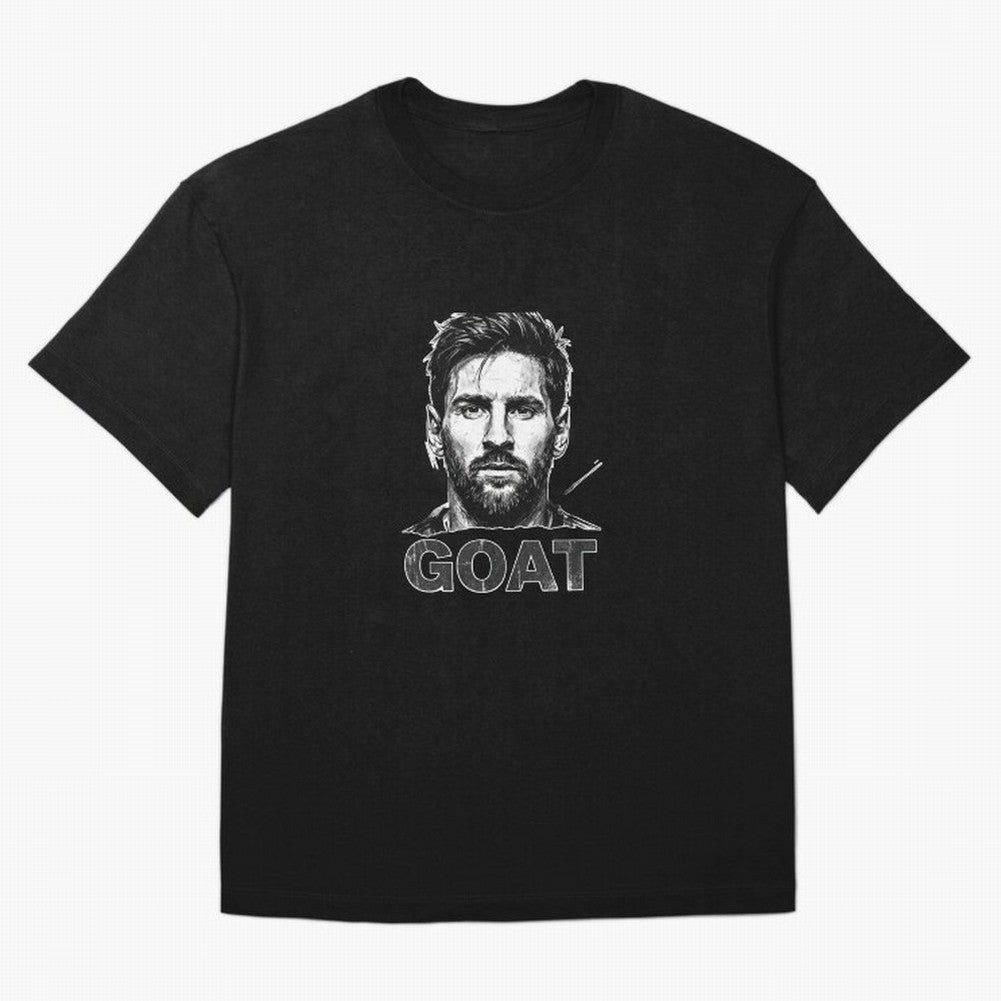 The G.O.A.T. ¨C Lionel Messi Legend Sketch Active T-Shirt Spotlight Global Football Passion for FIFA World Cup 2026 Group Stage, Centered on Messi, CR7 and Mbappe, Portugal, Spain and Germany, Football Festival Excitement, Trophy Ambitions, Country
