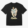 skills Lionel Messi watercolor illustration Classic T-Shirt Celebrate Every Goal in Global Football Passion for FIFA World Cup 2026 Group Stage, Inspired by CR7, England, Fan Favorite Moments, National Team Passion, Big Match Drama and Soccer