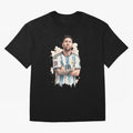Lionel Messi watercolor illustration Classic T-Shirt Keep Football History Alive during the FIFA World Cup 2026 USA Canada Mexico Journey through Mbappe Highlights, France Pride, Championship Spirit, Famous Goals, Roaring Crowds and International