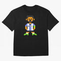 Pixel Pose Messi Oversized T-Shirt Bring Bold Fan Energy to Match Day Hype around FIFA World Cup 2026, Messi, Netherlands, Football Festival Excitement, Trophy Ambitions, Country Rivalries and Star Player Buzz; Great for Supporters Who Love