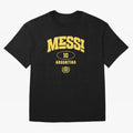 Messi 10: Yellow Text Soccer Legend T-shirt Active T-Shirt Celebrate Football Dreams Across FIFA World Cup 2026 Spirit, Made for Argentina, Neymar, Tournament Hype, Historic Matchups, Family Viewing Parties and Global Sports Pride; Great for Watch