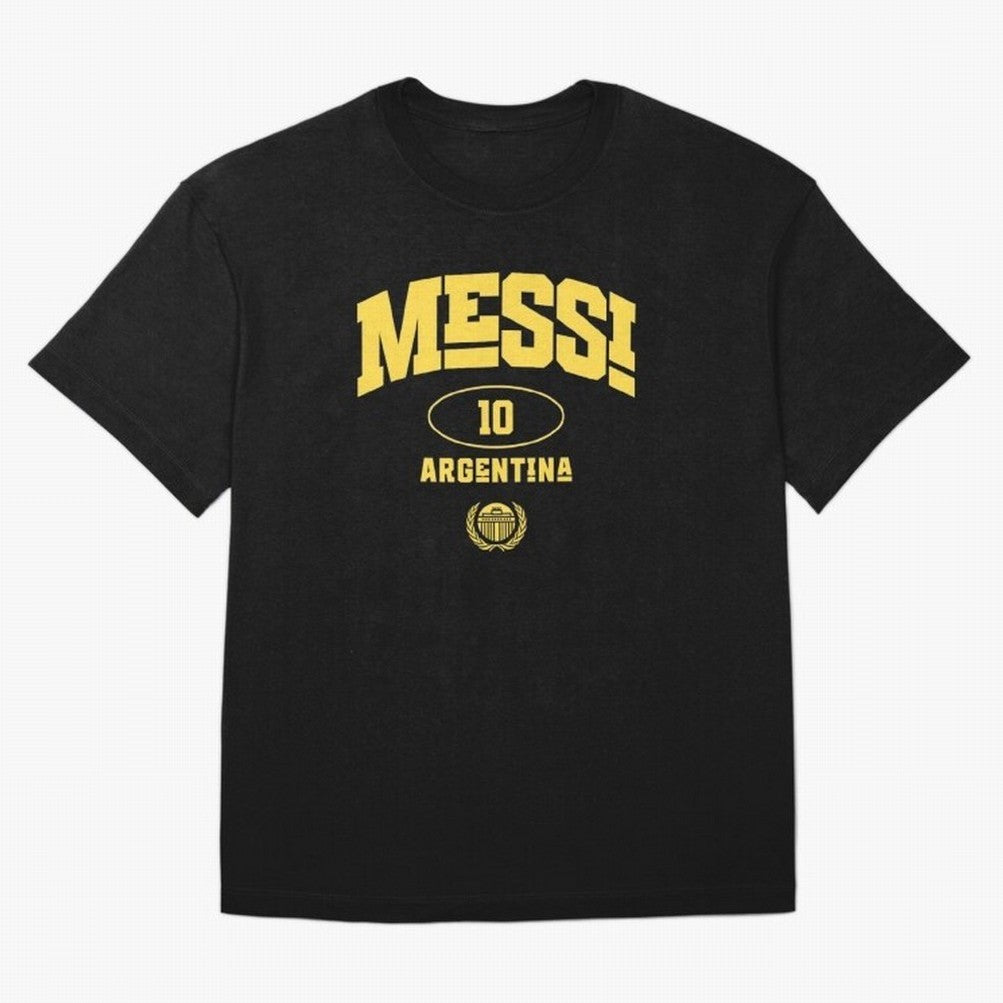 Messi 10: Yellow Text Soccer Legend T-shirt Active T-Shirt Celebrate Football Dreams Across FIFA World Cup 2026 Spirit, Made for Argentina, Neymar, Tournament Hype, Historic Matchups, Family Viewing Parties and Global Sports Pride; Great for Watch