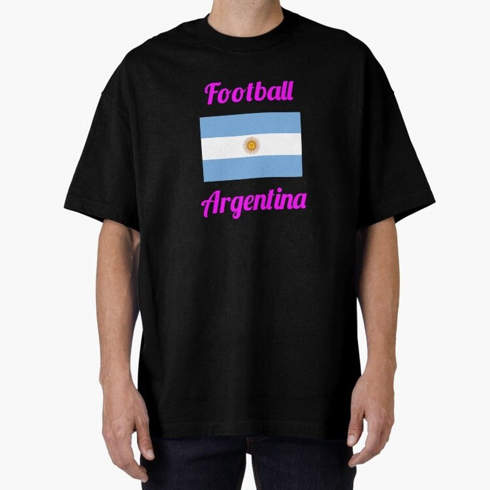 Argentina Football Flag ¨C Albiceleste Soccer Supporter Classic T-Shirt Bring a Vintage Feel to Global Football Passion for FIFA World Cup 2026 Group Stage, Driven by Neymar, Haaland and Cristiano Ronaldo, Germany, Stadium Chants, National Pride,
