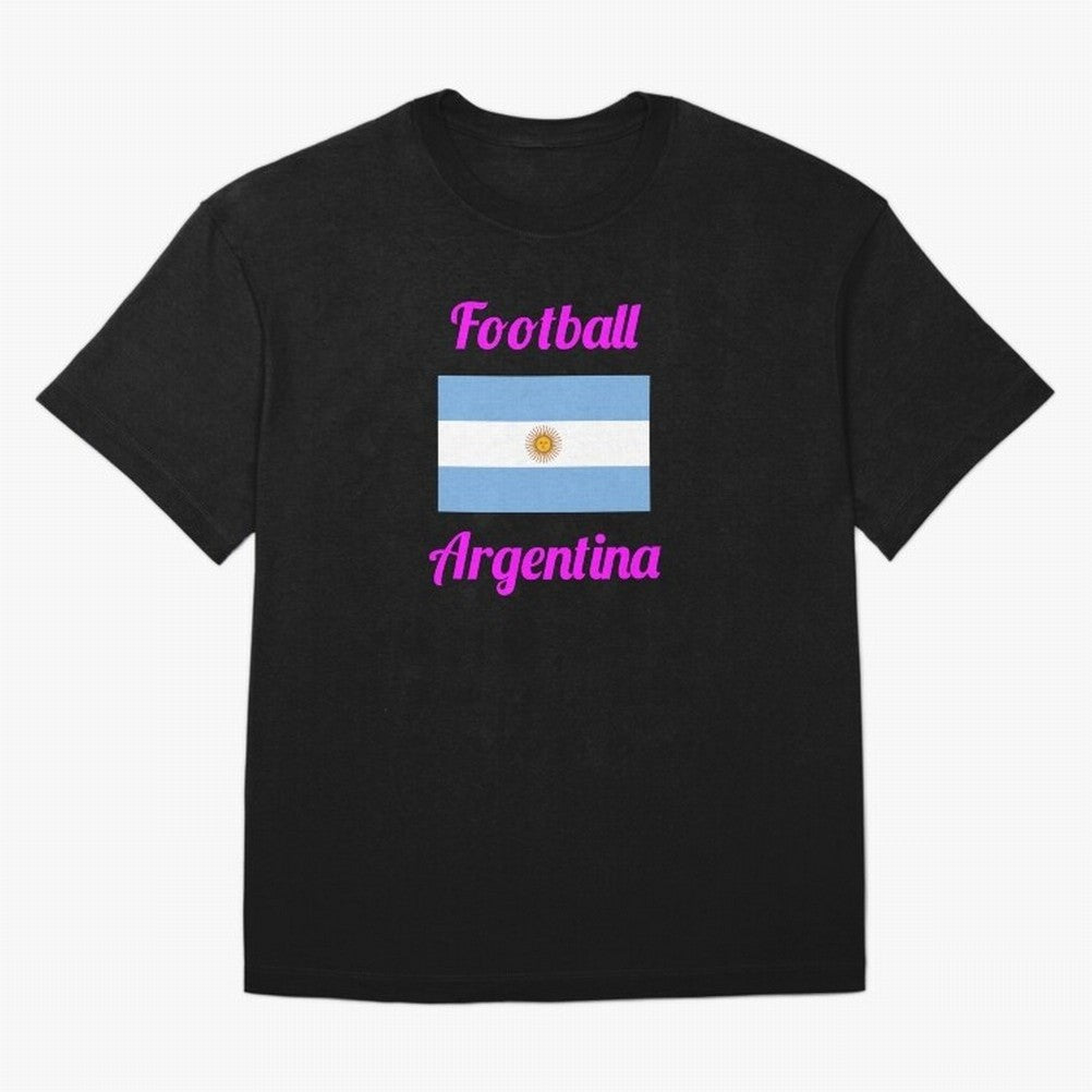 Argentina Football Flag ¨C Albiceleste Soccer Supporter Classic T-Shirt Bring a Vintage Feel to Global Football Passion for FIFA World Cup 2026 Group Stage, Driven by Neymar, Haaland and Cristiano Ronaldo, Germany, Stadium Chants, National Pride,