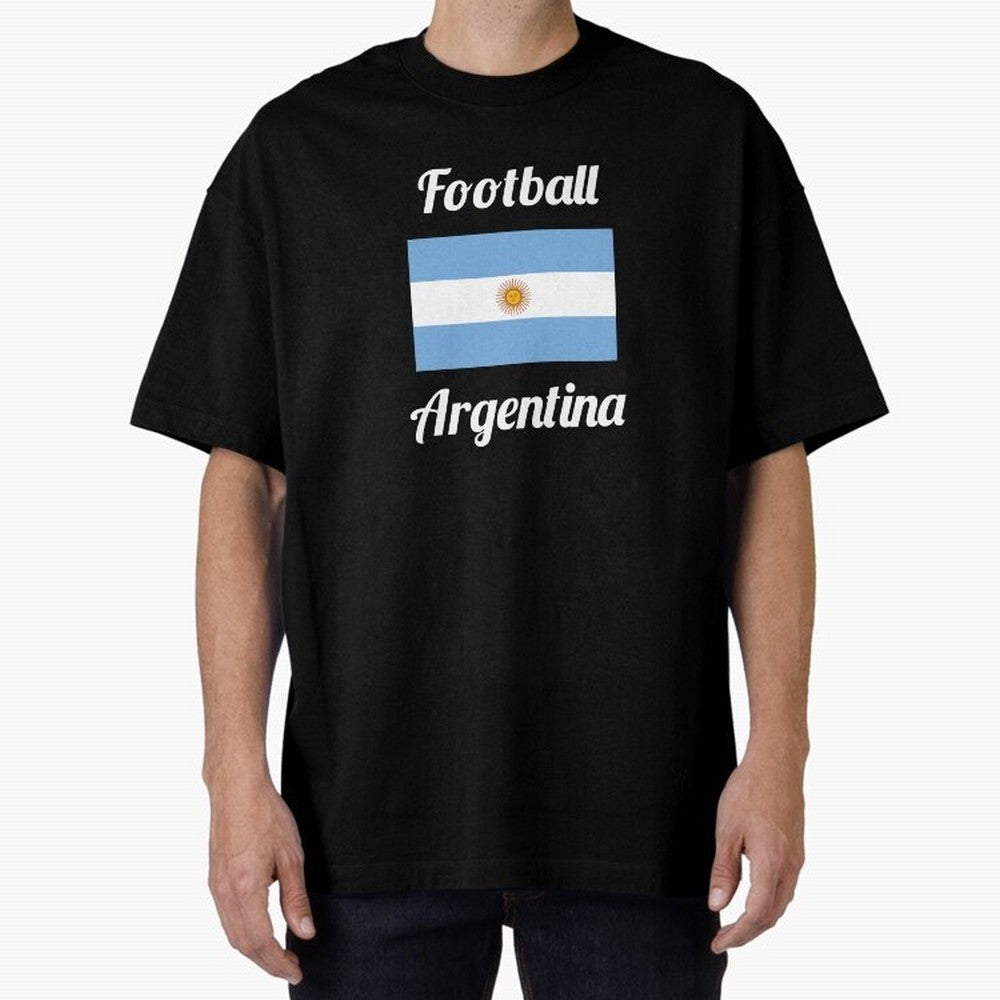 Argentina Football Flag ¨C Albiceleste Soccer Supporter Active T-Shirt Celebrate FIFA World Cup 2026 Spirit, Filled with Spain, Cristiano Ronaldo, Champion Mindset, Group Stage Buzz, Knockout Tension and Passionate Fan Culture; Ideal for Football