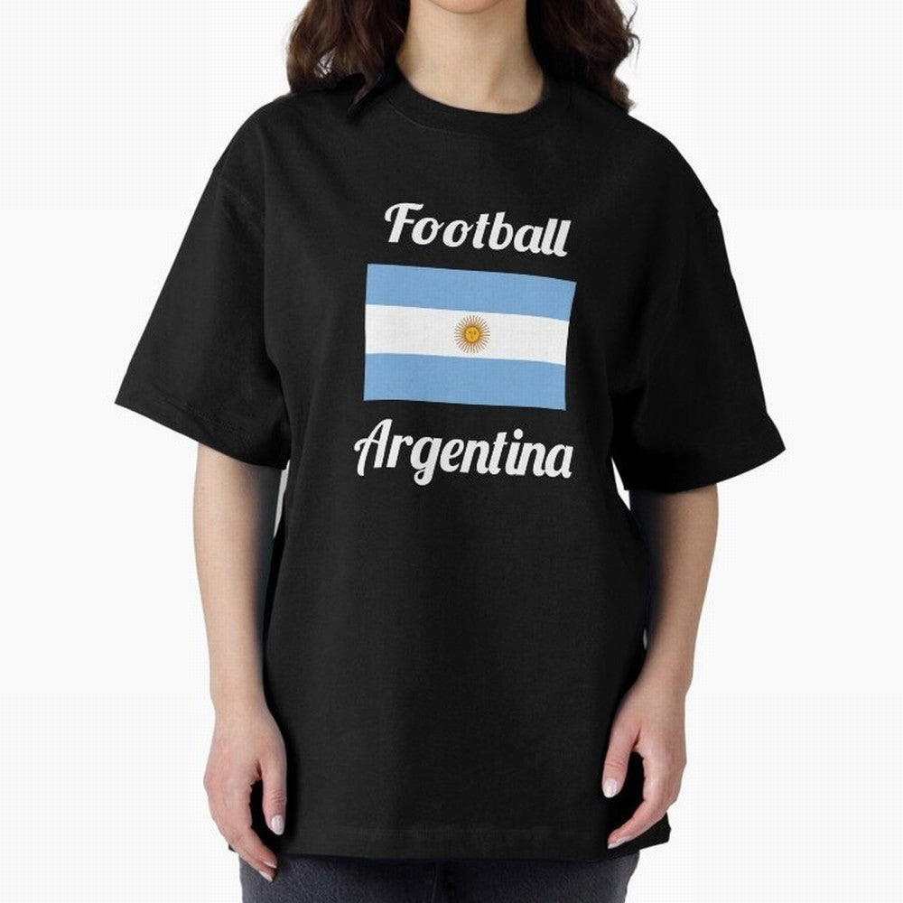 Argentina Football Flag ¨C Albiceleste Soccer Supporter Active T-Shirt Celebrate FIFA World Cup 2026 Spirit, Filled with Spain, Cristiano Ronaldo, Champion Mindset, Group Stage Buzz, Knockout Tension and Passionate Fan Culture; Ideal for Football