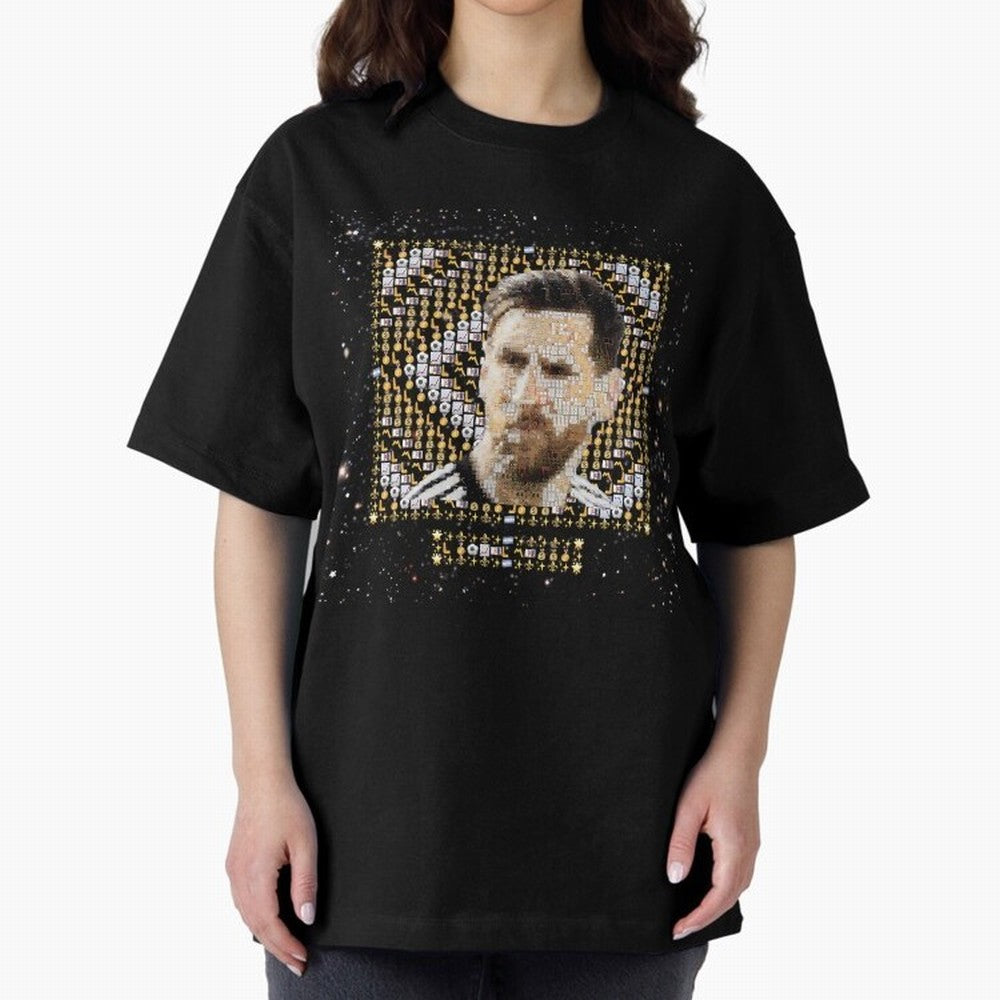 Goat Emojified Messi-Inspired Visual Tribute Essential T-Shirt Capture the FIFA World Cup 2026 Group Stage Journey through Mbappe and Neymar Highlights, France and Portugal Pride, Vintage Soccer Flavor, Modern Football Stars, National Flags and
