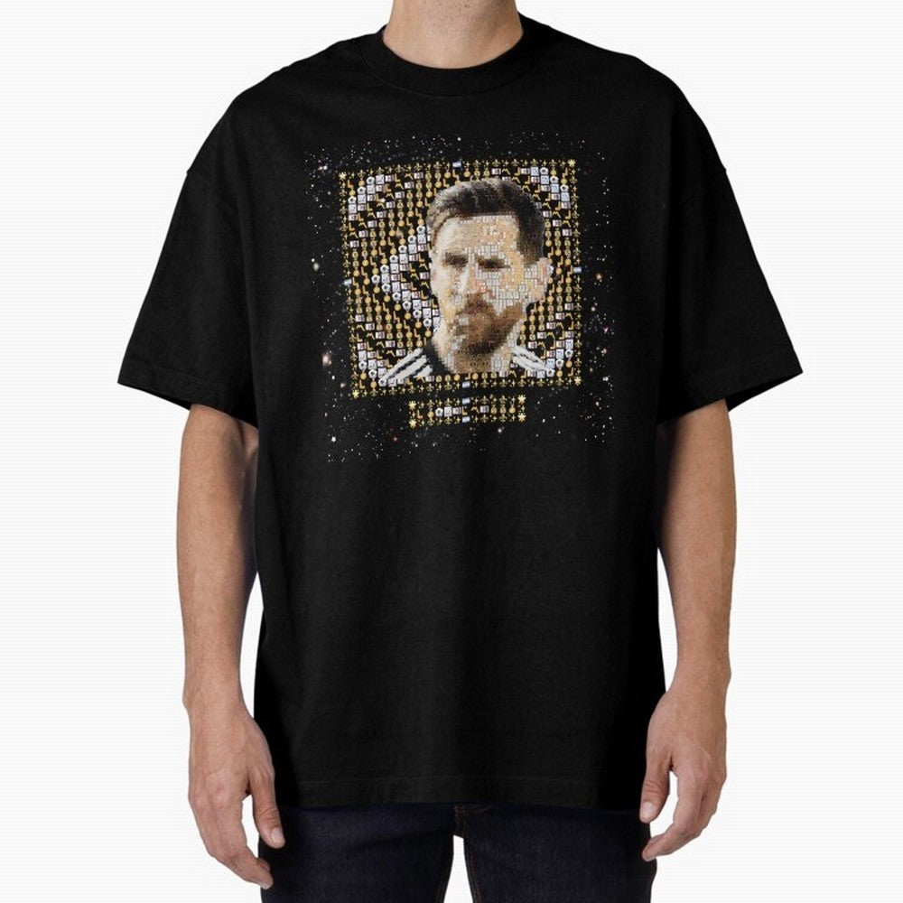 Goat Emojified Messi-Inspired Visual Tribute Essential T-Shirt Capture the FIFA World Cup 2026 Group Stage Journey through Mbappe and Neymar Highlights, France and Portugal Pride, Vintage Soccer Flavor, Modern Football Stars, National Flags and