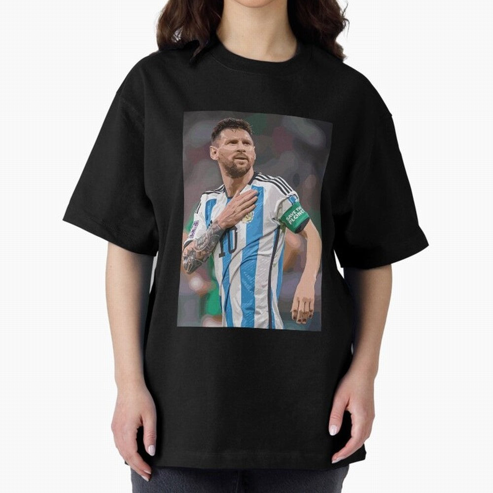 World Cup Soccer Football Lionel Messi Argentina Classic T-Shirt Show Passion for the Stars of Global Football Passion for FIFA World Cup 2026 Group Stage, Connected to Neymar, England, France and Netherlands, Soccer Culture, Superstar Moments,