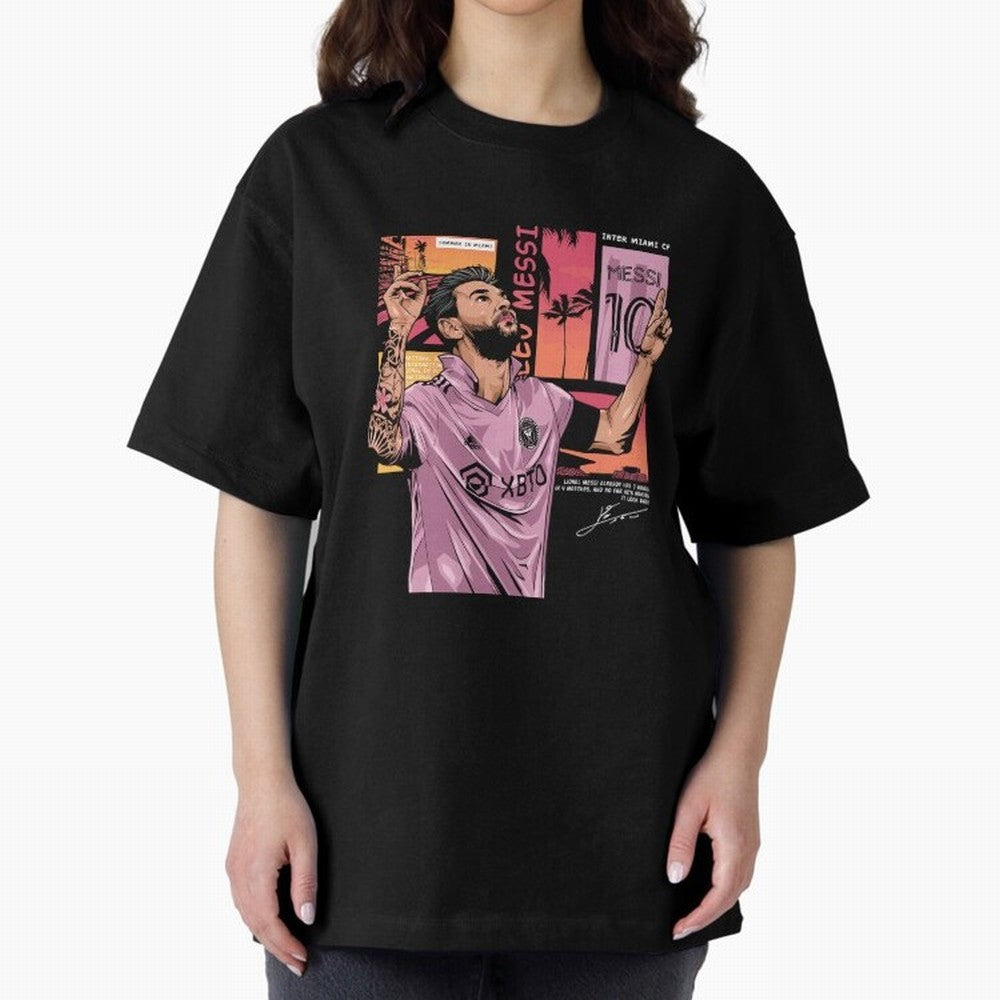 Messi Inter Miami Classic T-Shirt Celebrate the Road through FIFA World Cup 2026 USA Canada Mexico Capturing Cristiano Ronaldo, Haaland and CR7, Argentina and Brazil Energy, Football Festival Excitement, Trophy Ambitions, Country Rivalries and Star