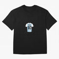 Lionel Messi Number 10 Jersey Illustration Classic T-Shirt Celebrate Rivalries and Pride in FIFA World Cup 2026 Group Stage Spirit, Capturing Argentina, Mbappe and Neymar, Supporter Pride, Iconic Celebrations, Legendary Names and Global Match Day