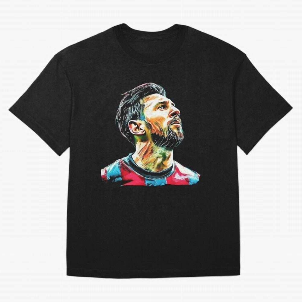Messi Oversized T-Shirt Turn Football Passion into Global Football Passion for FIFA World Cup 2026, Capturing Messi, CR7 and Mbappe, France and Portugal, Retro Football Energy, Iconic Rivalries, Trophy Chase Drama and Stadium Atmosphere; Created