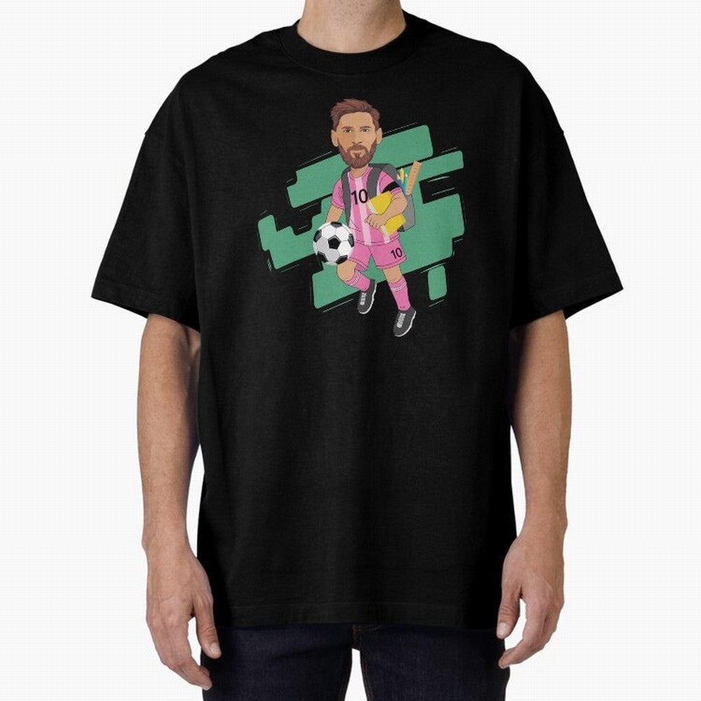 BACK TO SCHOOL - CARICATURE - LIONEL - MESSI - LEO Classic T-Shirt Keep the Match Day Mood of FIFA World Cup 2026 USA Canada Mexico for Fans of Messi and France and Portugal, Bringing Match Day Excitement, Supporter Culture, Golden Goals and Global