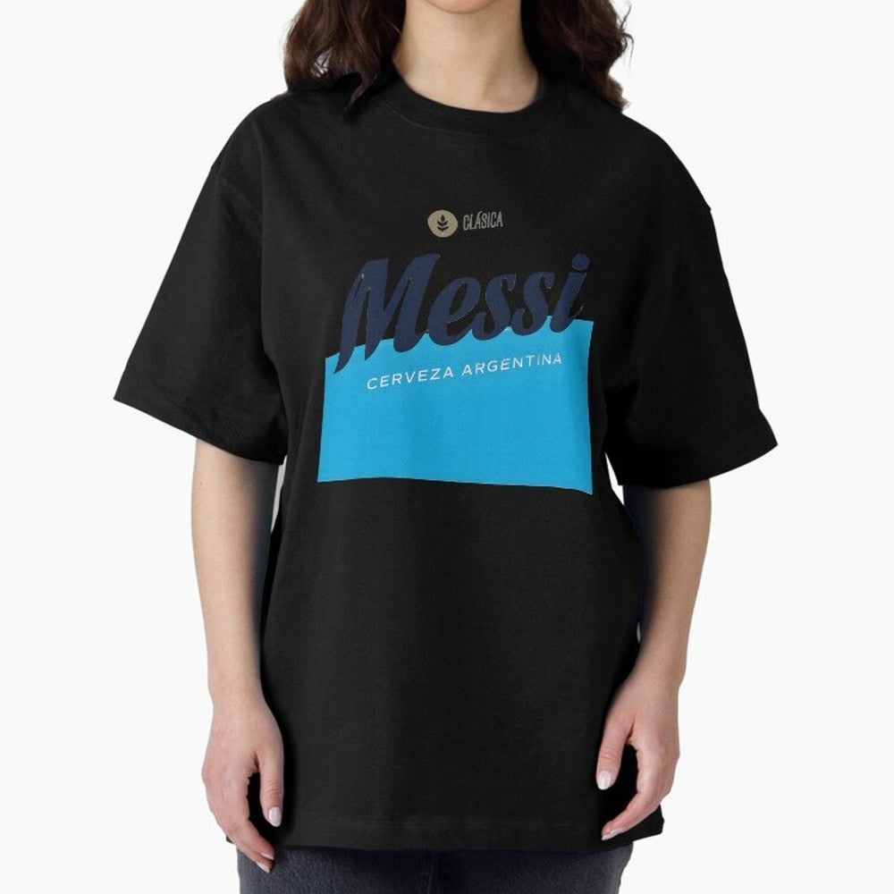 Messi Cerveza Argentina Parody Sticker Classic T-Shirt Bring FIFA World Cup 2026 Highlighting Messi, CR7 and Mbappe, Argentina Energy, Stadium Chants, National Pride, Trophy Dreams and Unforgettable Football Memories; Made for Die Hard Supporters,