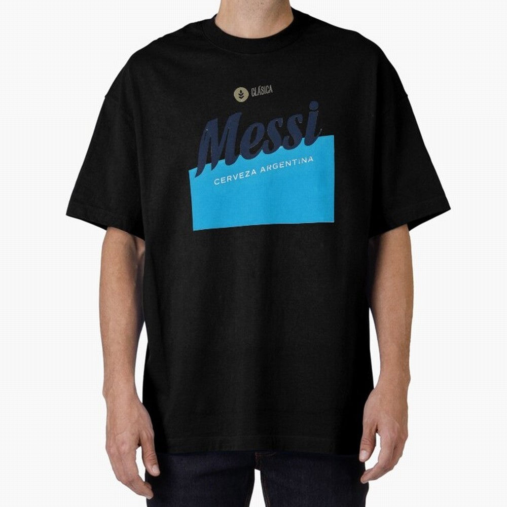 Messi Cerveza Argentina Parody Sticker Classic T-Shirt Bring FIFA World Cup 2026 Highlighting Messi, CR7 and Mbappe, Argentina Energy, Stadium Chants, National Pride, Trophy Dreams and Unforgettable Football Memories; Made for Die Hard Supporters,
