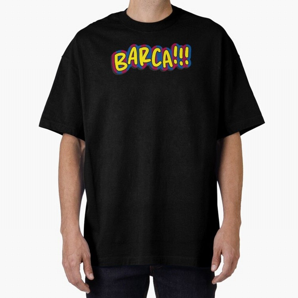 FC Barcelona Barca Oversized T-Shirt Bring World Football Passion into FIFA World Cup 2026 for Fans of CR7 and Messi and Portugal, Bringing Goal Celebration Energy, Supporter Heritage, Football Icons and Worldwide Tournament Joy; Made for Die Hard