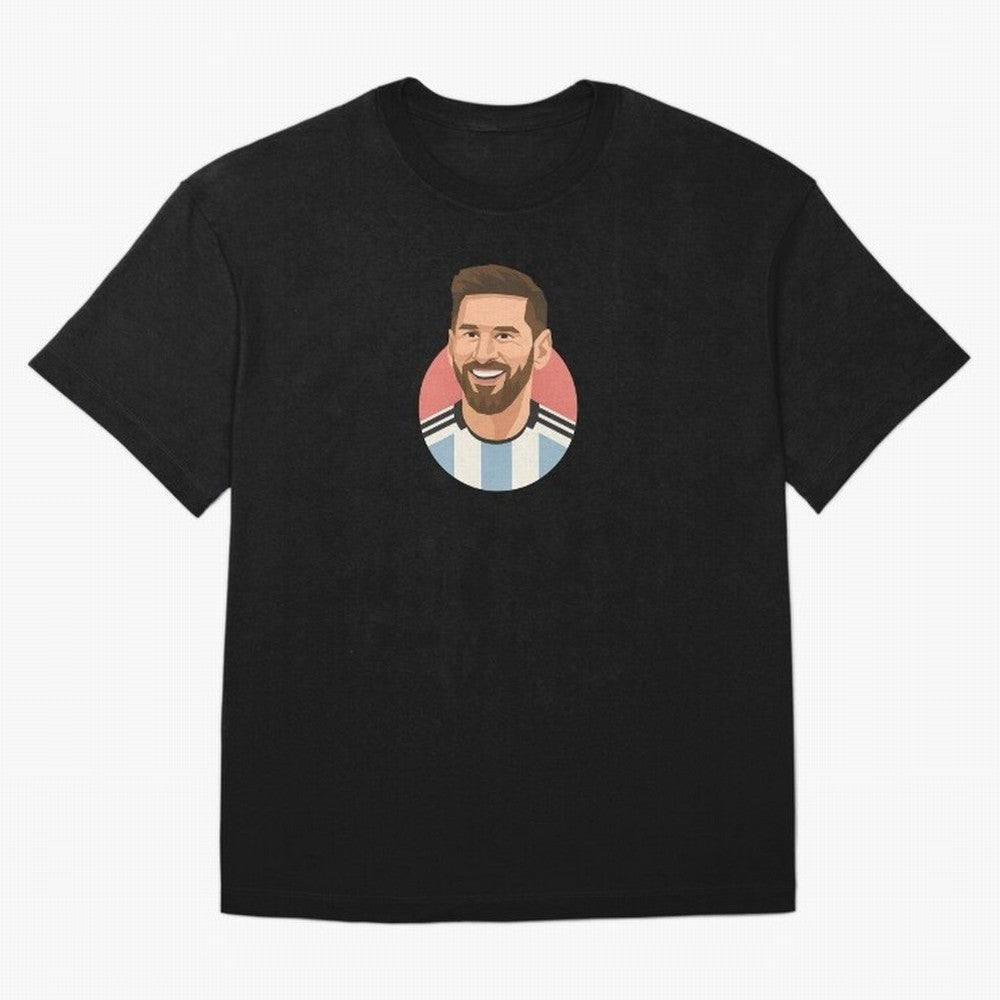 Messi Oversized T-Shirt Show Fan Pride Across FIFA World Cup 2026 USA Canada Mexico Spirit, Connected to Netherlands, Haaland and Mbappe, Football Passion, Legendary Performances, Festival Vibes and Supporter Community; Ideal for Football Dads,