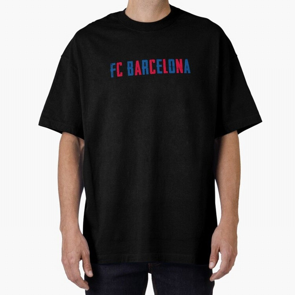 fcb Oversized T-Shirt Celebrate Fan Culture around the FIFA World Cup 2026 Group Stage Journey through Mbappe Highlights, England Pride, Football Festival Excitement, Trophy Ambitions, Country Rivalries and Star Player Buzz; Built for Supporters