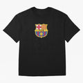 barca glitter logo Oversized T-Shirt Back Your Heroes with FIFA World Cup 2026 Group Stage Made for Messi, Neymar and Mbappe, Spain and Netherlands Energy, Goal Celebration Energy, Supporter Heritage, Football Icons and Worldwide Tournament Joy;