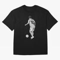 Lionel Messi Black and White Version Classic T-Shirt Support the Legends of Global Football Passion for FIFA World Cup 2026, with Neymar, Haaland and Cristiano Ronaldo, Portugal, Spain and Germany, Football Festival Excitement, Trophy Ambitions,