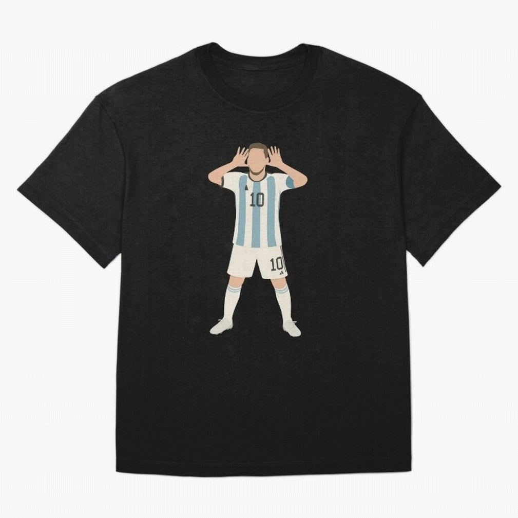 Leo Messi World Cup Celebration Classic T-Shirt Capture Stadium Memories from Match Day Hype around FIFA World Cup 2026, Haaland, France, Worldwide Fan Energy, Dramatic Goals, Stadium Lights and Championship Celebrations; Made for Collectors Who