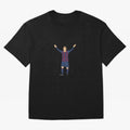Leo Messi Celebration Sticker Classic T-Shirt Make Game Day About Global Football Passion for FIFA World Cup 2026 USA Canada Mexico, Highlighting CR7 and Messi, Argentina, Champion Mindset, Group Stage Buzz, Knockout Tension and Passionate Fan