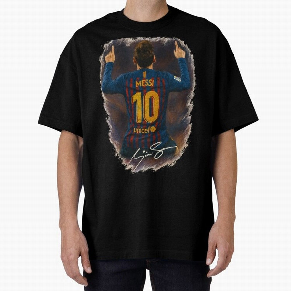 Lionel Messi Barcelona Tribute ¨C Iconic Number 10 Celebration Art Print Classic T-Shirt Feel International Energy from the FIFA World Cup 2026 Group Stage Journey through Cristiano Ronaldo, Haaland and CR7 Highlights, Spain and Netherlands Pride,