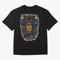 Lionel Messi Barcelona Tribute ¨C Iconic Number 10 Celebration Art Print Classic T-Shirt Feel International Energy from the FIFA World Cup 2026 Group Stage Journey through Cristiano Ronaldo, Haaland and CR7 Highlights, Spain and Netherlands Pride,