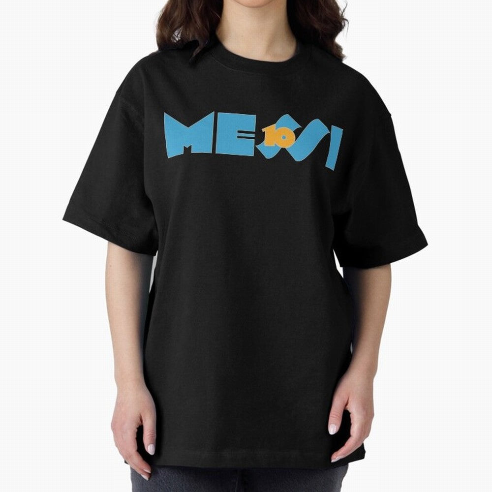 Messi 10 Oversized T-Shirt Create FIFA World Cup 2026 for Fans of Messi, CR7 and Mbappe and Germany, Bringing Football History, Final Match Energy, Crowd Noise and Once in a Lifetime Moments; Great for Watch Parties, Sports Bars, Family Nights, Fan
