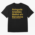FC Barcelona Futbol Soccer Stadium Street Address Classic T-Shirt Enjoy the Biggest Football Party of Global Football Passion for FIFA World Cup 2026 USA Canada Mexico, Inspired by Haaland, Argentina, Worldwide Fan Energy, Dramatic Goals, Stadium