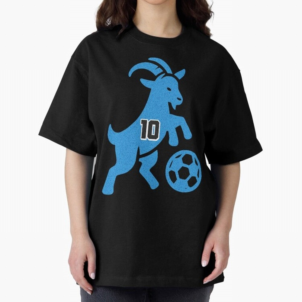 GOAT 10 Football Oversized T-Shirt Turn Football Passion into Global Football Passion for FIFA World Cup 2026 Group Stage, Inspired by Mbappe and Neymar, Netherlands, Stadium Chants, National Pride, Trophy Dreams and Unforgettable Football
