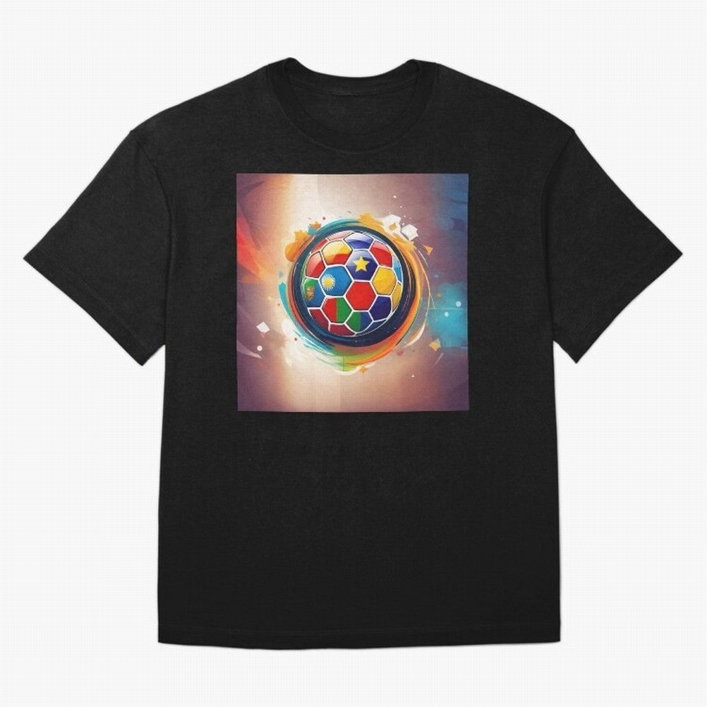 soccer 1 Oversized T-Shirt Feel International Energy from Match Day Hype around FIFA World Cup 2026, CR7, Argentina and Brazil, Supporter Pride, Iconic Celebrations, Legendary Names and Global Match Day Energy; Perfect for Fans, Collectors, Family