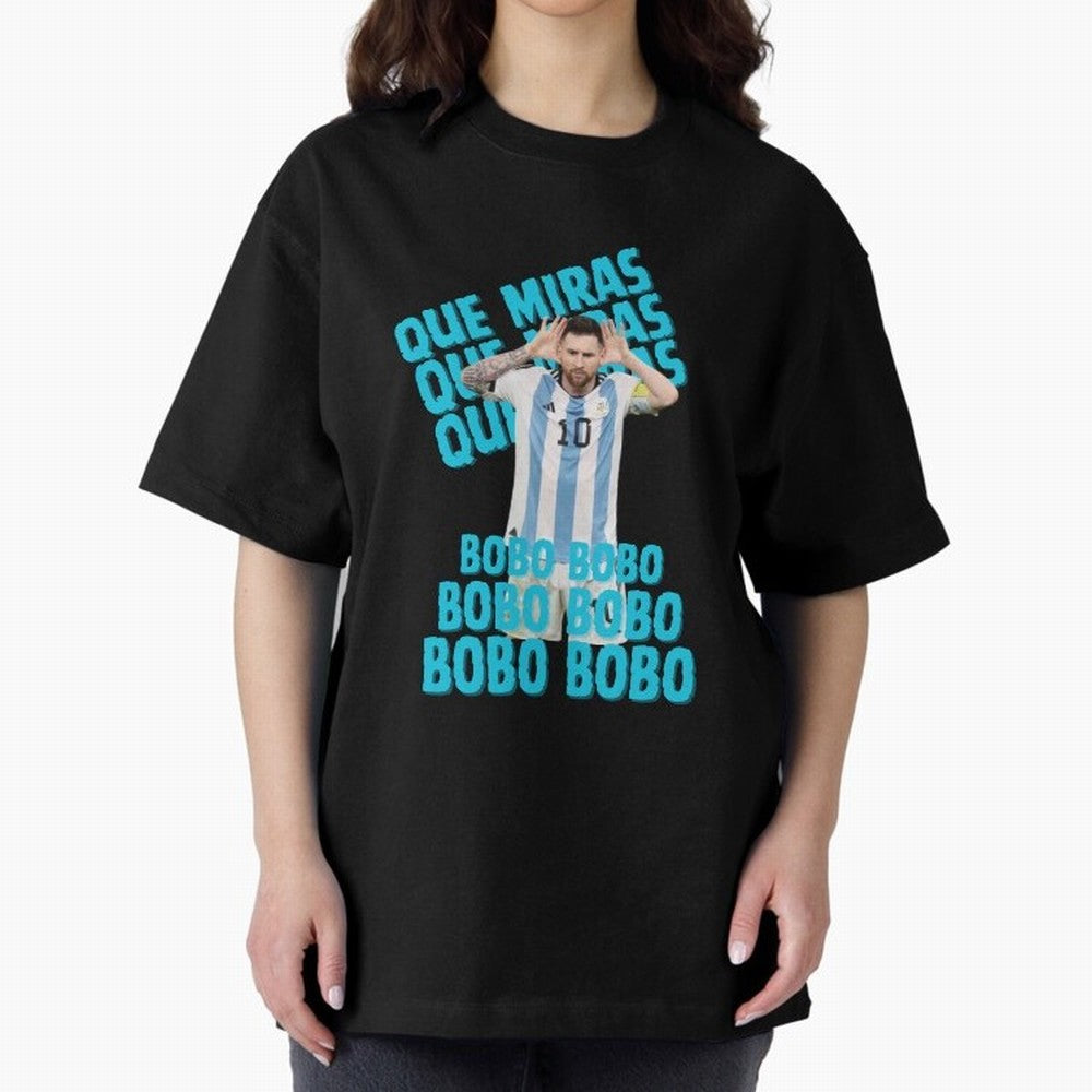 LEONEL MESSI Oversized T-Shirt Make Every Kick Count in Match Day Hype around FIFA World Cup 2026 Group Stage, Cristiano Ronaldo, Haaland and CR7, Argentina, Worldwide Fan Energy, Dramatic Goals, Stadium Lights and Championship Celebrations; Ideal