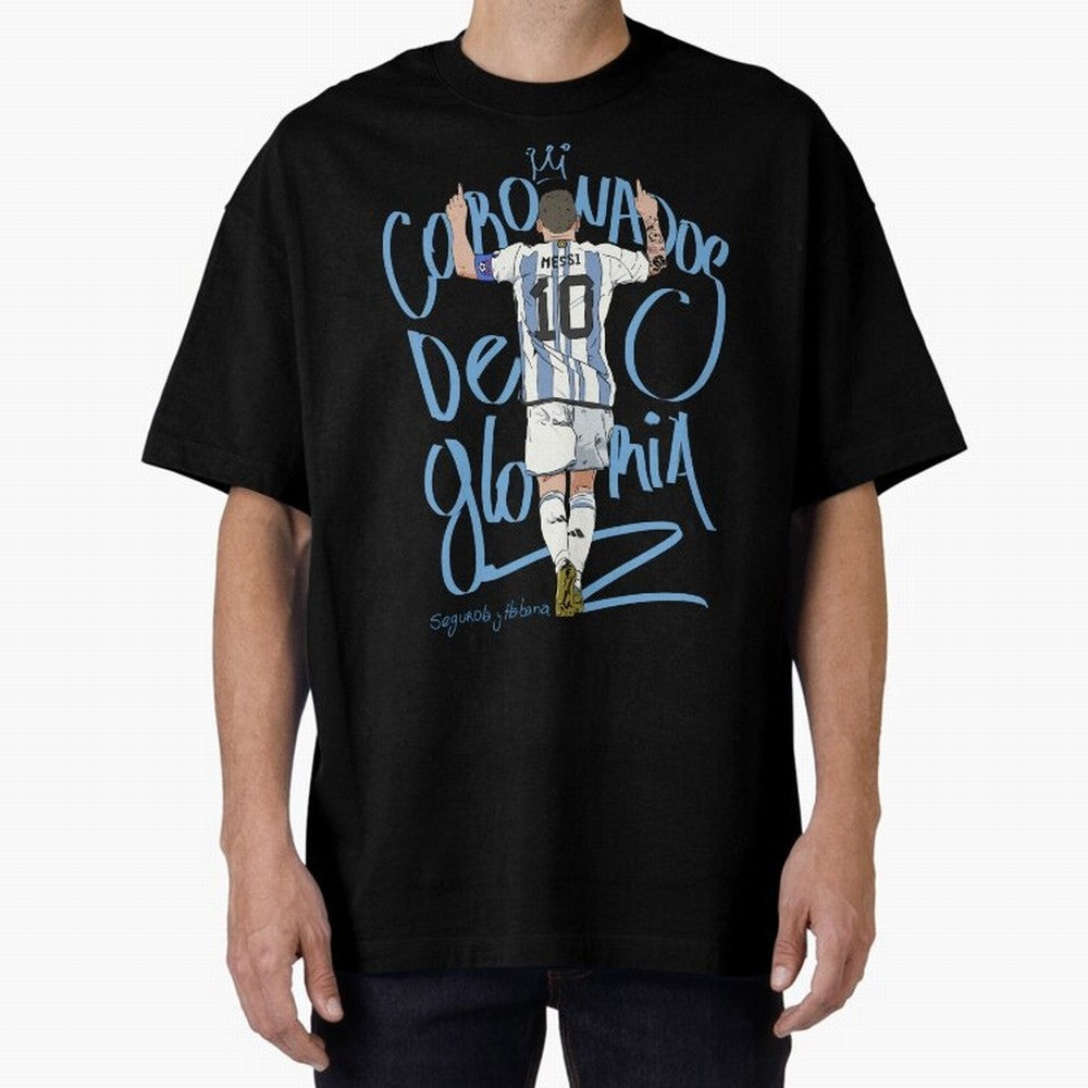 Messi, crowned with glory Active T-Shirt Join the Countdown to Match Day Hype around FIFA World Cup 2026 Group Stage, Neymar, Haaland and Cristiano Ronaldo, Portugal, Spain and Germany, Goal Celebration Energy, Supporter Heritage, Football Icons