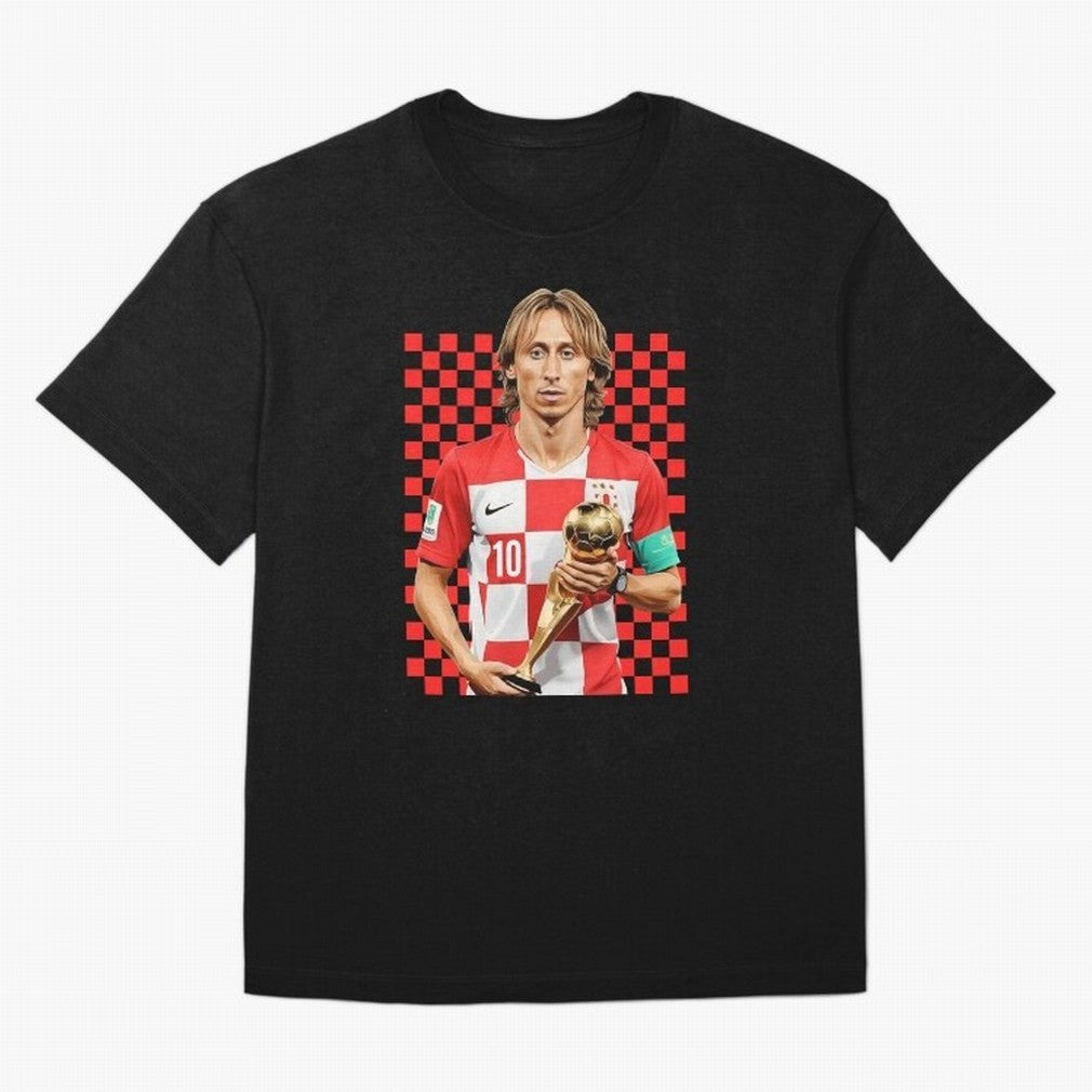 Luka Modric Ballon d'Or Graphic Essential T-Shirt Discover FIFA World Cup 2026 USA Canada Mexico Inspired by Mbappe, England and Germany Energy, Classic Soccer Heritage, Championship Pressure, Fan Loyalty and International Pride; Built for