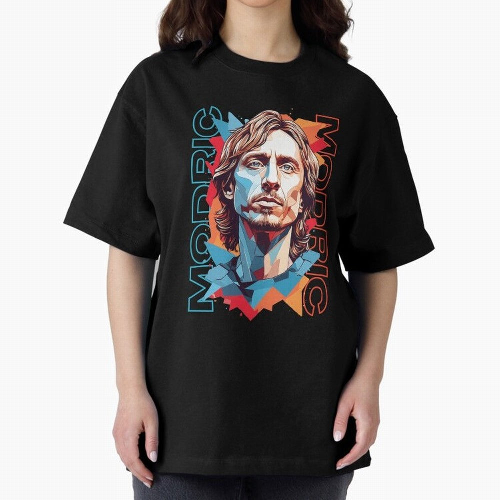 Luka Modric - Digital Art Essential T-Shirt Celebrate Classic Football Spirit in FIFA World Cup 2026 Group Stage Connected to Messi, Neymar and Mbappe, England, France and Netherlands Energy, Global Supporter Spirit, Legendary Goals, National