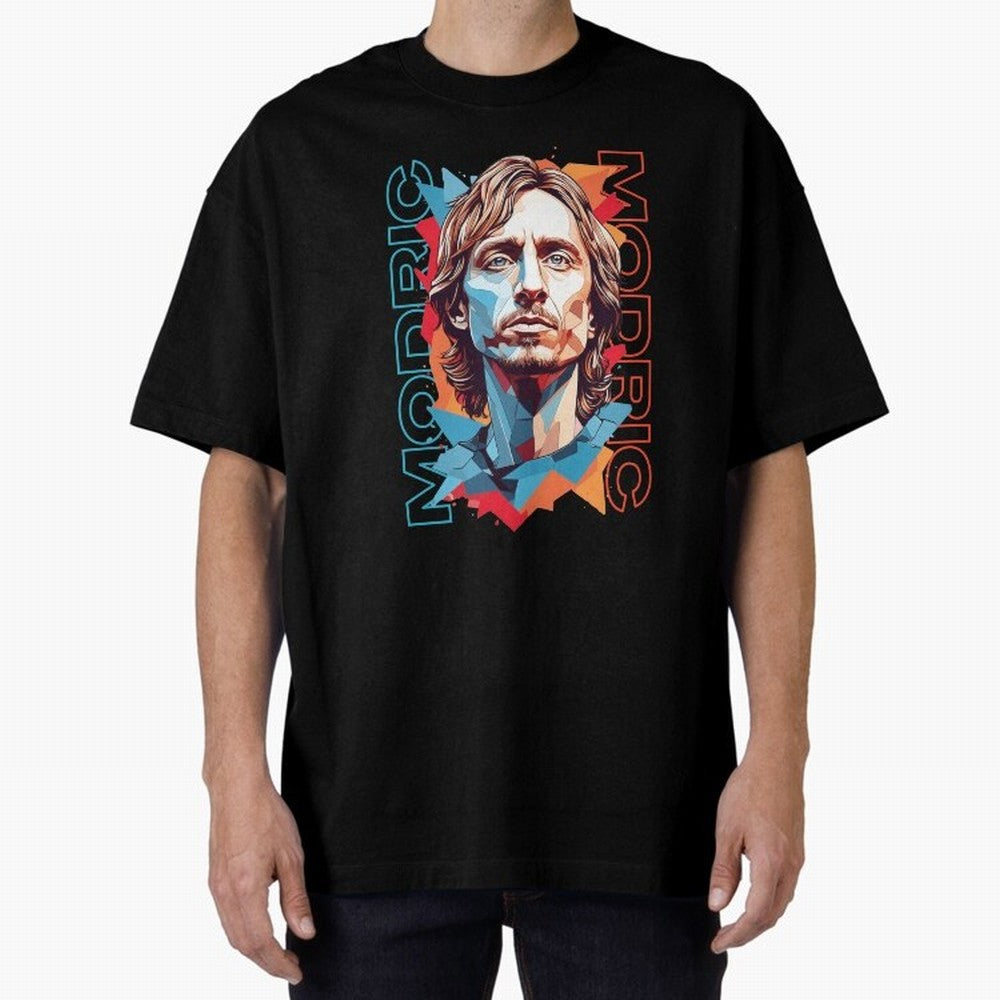 Luka Modric - Digital Art Essential T-Shirt Celebrate Classic Football Spirit in FIFA World Cup 2026 Group Stage Connected to Messi, Neymar and Mbappe, England, France and Netherlands Energy, Global Supporter Spirit, Legendary Goals, National