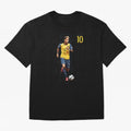 Neymar No. 10 Artwork For Tee/Sticker Essential T-Shirt Celebrate Global Football Passion for FIFA World Cup 2026, Driven by Messi, Neymar and Mbappe, Brazil, Soccer Culture, Superstar Moments, National Team Dreams and Competitive Fire; Perfect for