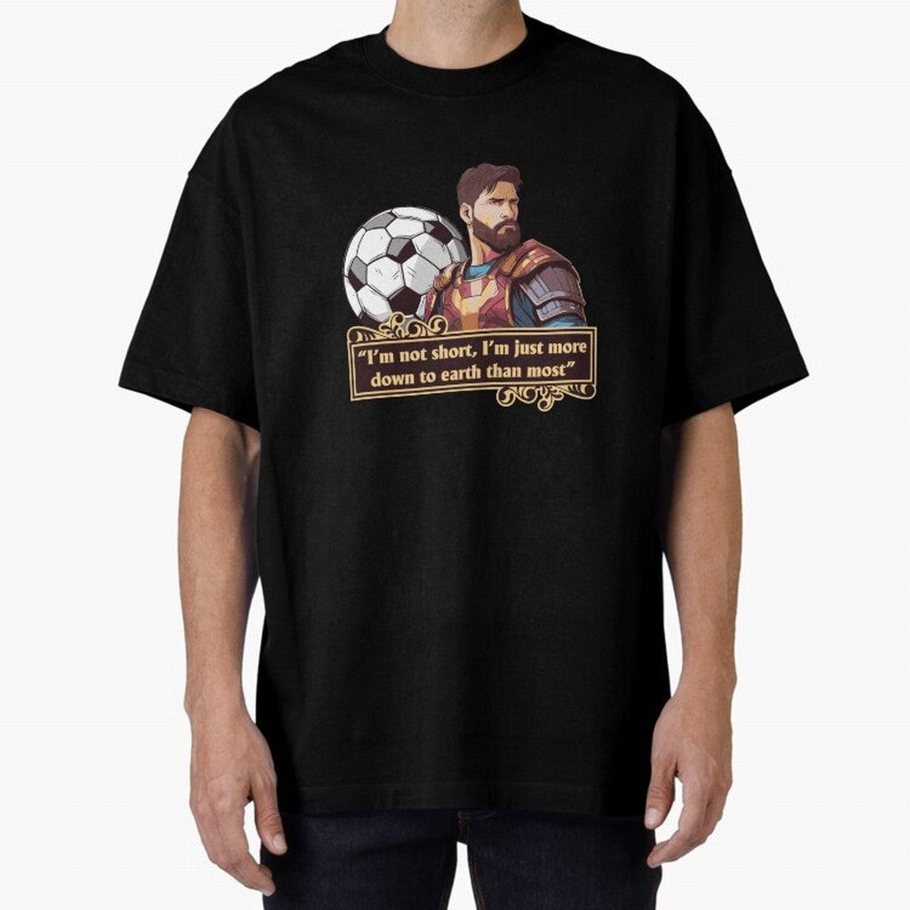 Messi Down To Earth Graphic Essential T-Shirt Follow Global Football Passion for FIFA World Cup 2026 USA Canada Mexico, Driven by Haaland and Mbappe, Spain, Football Festival Excitement, Trophy Ambitions, Country Rivalries and Star Player Buzz;