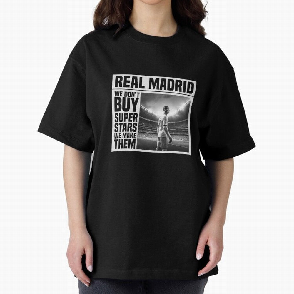 Real Madrid Makes Superstars Essential T-Shirt Relive Legendary Nights from FIFA World Cup 2026 USA Canada Mexico for Fans of Cristiano Ronaldo and France, Bringing Football Passion, Legendary Performances, Festival Vibes and Supporter Community;