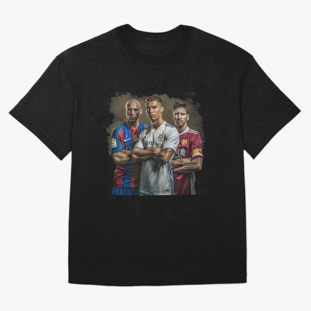 Footballs Greatest Top 3 Classic T-Shirt Make Your Look Match Match Day Hype around FIFA World Cup 2026 Group Stage, Cristiano Ronaldo, Brazil, Portugal and Argentina, Soccer Culture, Superstar Moments, National Team Dreams and Competitive Fire;
